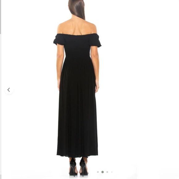 ALEXIA ADMOR Leia Black Maxi Dress XL - Picture 6 of 14